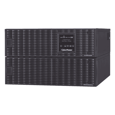 UPS de 10000 VA/9000 W, Online Doble Conversión, 200 - 240 Vac de Entrada, 200 - 240 Vac de Salida, Terminal Hardwired, Onda Senoidal Pura, Torre o Rack de 6 UR, Con 3 Tomas NEMA L6-30R