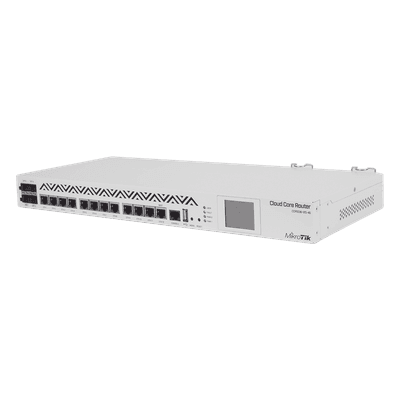Cloud Core Router, CPU 36 Núcleos, Througput 16Gbps / 24Mpps, 12 Puertos Gigabit Ethernet, 4 Puertos SFP y 4 GB de memoria, Ideal para IPsec