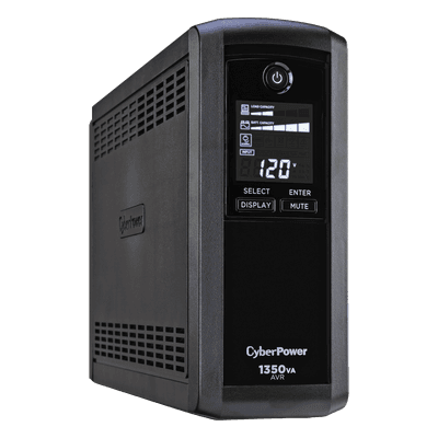 UPS de 1350 VA/815 W, Topología Línea Interactiva, Entrada 120 Vca NEMA 5-15P, Tipo Mini Torre, Con 10 Tomas NEMA 5-15R