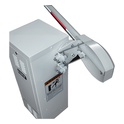 Brazo Abatible de Aluminio / 14 ft (4.3 m) / Motor AC 1/2 HP / 460 VAC / 60 Hz / 1.4A / Reducción 40:1 / Operación -12°C a 62°C