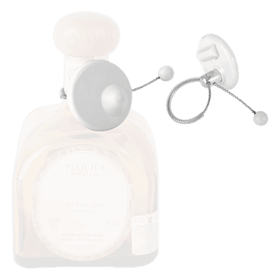 Tags RF para Botellas / 8.2 MHz / 50x33 mm / Alcance 140-160 cm / Gris Claro