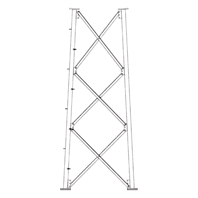 Sección 10 Base para Torre Autosoportada línea SSV (Código de Fábrica: 10N183)
