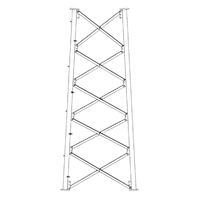Sección 6 Base para Torre Autosoportada línea SSV (Código de Fábrica: 6N62)