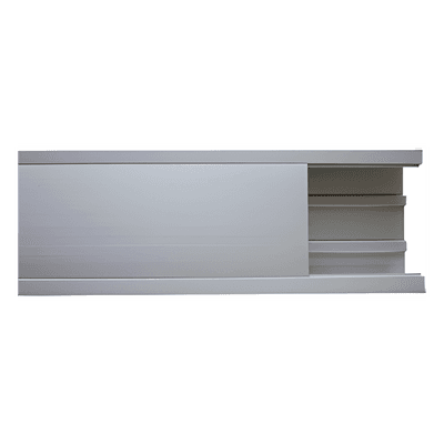 Canaleta de aluminio / 100 x 51 mm / 3 m (9.84 ft) / Aluminio anodizado / -20°C a 120°C