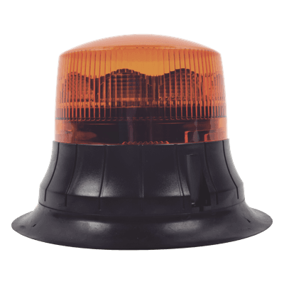 Burbuja LED de Señalización / 9 LEDs de Alta Intensidad / Ámbar / IP65 / Montaje Magnético / 12 VCC