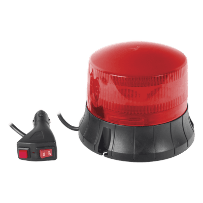 Burbuja LED Giratoria / 9 LEDs / Montaje Magnético / IP65 / 12 VCC / 2 Patrones de Destello