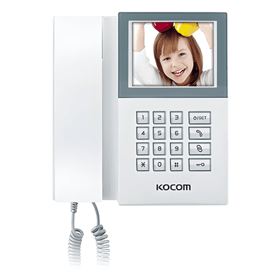 Estación de Guardia / Uso con Frente de Calle Multiapartamento / Compatible con Monitores TVPRO400MW/MB / Conexión con Distribuidores KVSA4P/KVSA8P