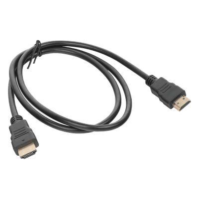 Cable HDMI de 1 Metro (3.28 pies) (High Speed) / Resolución 4K / Soporta Canal de Retorno de Audio (ARC)/ Soporta 3D / Blindado para Reducir Interferencia / Chapado en Oro / Alta Resistencia y Durabilidad.