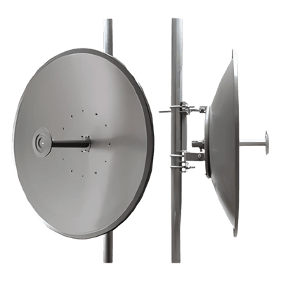 Antena para enlaces Carrier Class, Frec. 4.9 - 5.9 GHz Ganancia 32 dBi, Dimensiones 92.7 cm / Peso 10 kg