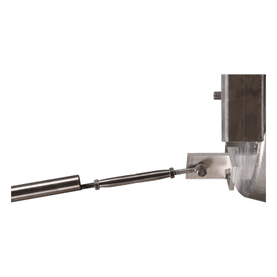 Montaje Ajustable para Antena / Acero Inoxidable / 3.3 kg / Resistente a Vientos Extremos / Compatible JRMA0-1200 y JRC-DD35