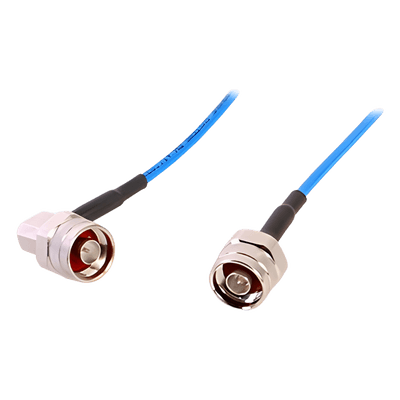 Jumper de Cable Coaxial / 1/8' Diámetro / 1 Metro (3.28 Pies) / N Macho a N Macho A/R / DC-3 GHz / IM3 -155 dBc / UL910 Plenum