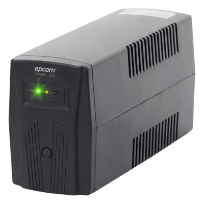 UPS de 850VA/510W / Topología Línea Interactiva / Entrada y Salida 120 Vca / Regulador de Voltaje AVR 80-150 Vca / Clavija NEMA 5-15P / 4 Tomas NEMA 5-15R /Sin RJ11 ni RJ45