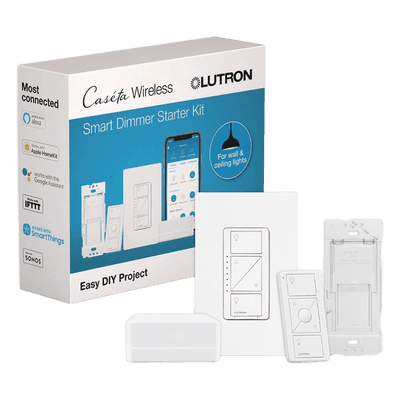 Kit de Inicio para Iluminación Inteligente / Control por App y Voz / Sin Cable Neutro / Hasta 150 W LED o 600 W Incandescente / Integración Alexa, Google y HomeKit / 120 V