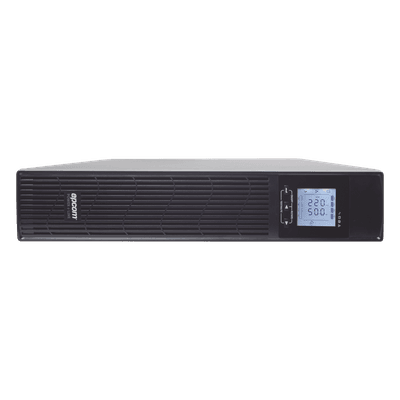 UPS de 3000VA/2700W / Topología On-Line Doble Conversión con Baterías Internas / Entrada y Salida de 120 Vca / Clavija de Entrada NEMA L5-30P / Pantalla LCD Configurable / Formato Rack/Torre