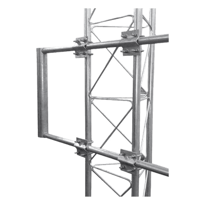 Brazo para Torre Arriostrada / Acero ASTM A-36 / Galvanizado por Inmersión / Tubo Principal 60 cm (1.97 ft) Ø 2' / Tubos Laterales 80 cm (2.62 ft) Ø 1' / Torres hasta 60 cm (1.97 ft)