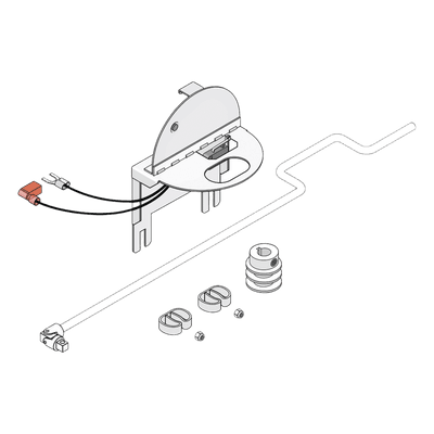 Kit de Operación Manual para Barrera / Compatibilidad Modelo 1601 / Instalación Sin Herramientas / Operación de Emergencia / Diseño Ergonómico