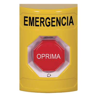 Botón de Emergencia Multifuncional / Acción Mantenida / LED Multicolor / UL/cUL/ADA / Diseño Antivandálico / Uso Interior-Exterior