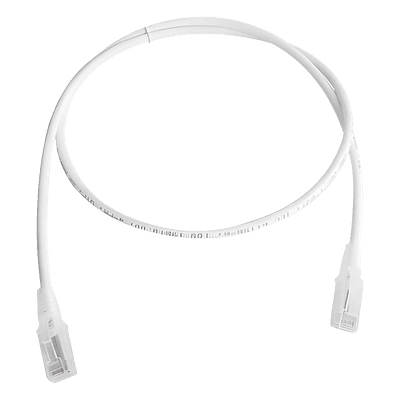 Patch Cord Modular Cat5e UTP / CM/LS0H / 3.05 m (10 pies) / Color Blanco / Versión Bulk
