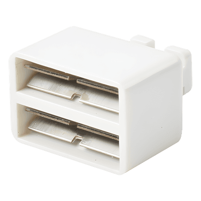 Clip de Puente / Para Regletas S66 / Conector SA-1 / Color Blanco / 1 Par