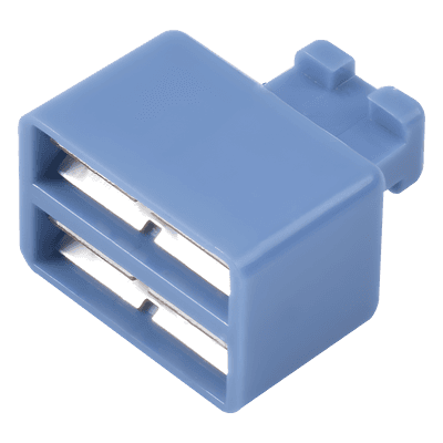 Clip de Puente / 1 Par / Regletas S66 / Enchufes SA-1 / Color Azul / Plástico Resistente
