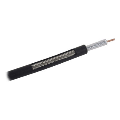 Cable Coaxial RF / 50 Ohm / Cobre Sólido / Blindaje 90 dB / Hasta 6 GHz / Factor de Velocidad 80%