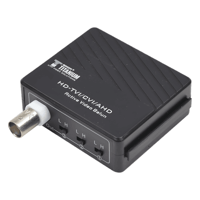 (TRANSCEPTOR) RECEPTOR DE VIDEO ACTIVO DE LARGO ALCANCE /  400 Metros con RECEPTOR ACTIVO TT4501T / Resolución 2 MP / Compatible con cámaras HD-TVI/CVI/AHD/CVBS / Protección Interconstruida contra sobretensión.