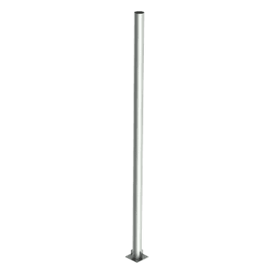 Poste de Acero Galvanizado para Videovigilancia, 6 m de altura.