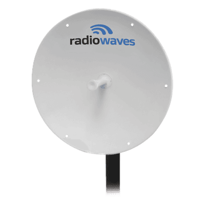 Antena Direccional Parabólica / 33 dBi / 5.25-5.85 GHz / 0.9 m (3 ft) / Doble Polarización / 2 Conectores N-Hembra