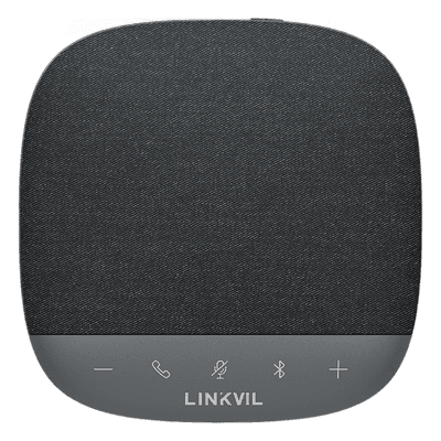 Altavoz y Micrófono portátil / Bluetooth / Conexión USB / 3 Micrófonos de 3W / Salas pequeñas o reuniones personales / Botones Touch / Linkvil