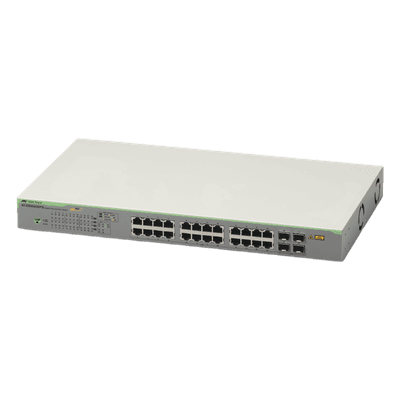 Switch PoE+ Gigabit WebSmart de 24 puertos 10/100/1000 Mbps + 4 puertos SFP Gigabit, 185 W