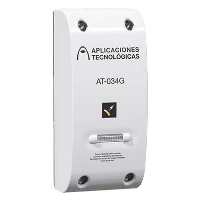 Contador Electromecánico de Descargas Atmosféricas / Sensibilidad 1 kA / Rango -25 a 70 °C / Capacidad 999,999 Eventos / Policarbonato
