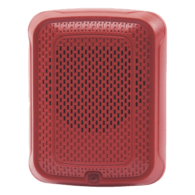 Bocina de Evacuación / Montaje en Pared / Dual Voltaje 25/70.7 VRMS / Potencia Seleccionable 1/4 a 2 W / Plug-in con Placa Universal / Compatible SpectrAlert Advance / UL1480 FM