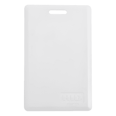 Tarjeta de Proximidad / PVC Clamshell / 5.4 x 8.6 x 0.19 mm / Formato H10301 / Programable por Sitio