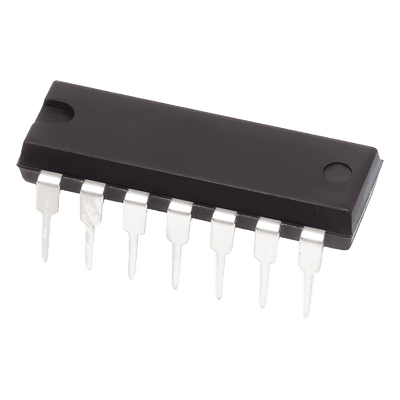 Circuito Integrado Interruptor Cuádruple Bilateral / DIP-14 / 3V a 18V / -55°C a 125°C / Resistencia On 125 Ω
