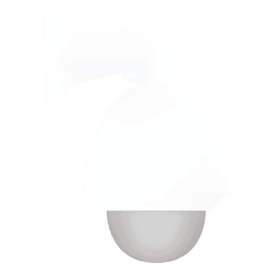 Burbuja Ahumado para Domos de 4 " / Compatible con PTZ IP o TURBOHD / HIKVISION / epcom / Soporta IP66 / IK10
