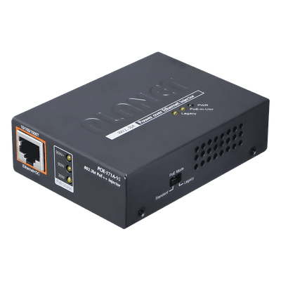 Inyector PoE 802.3af/at/bt , Hasta 95 Watts, Puerto Gigabit con Fuente Externa