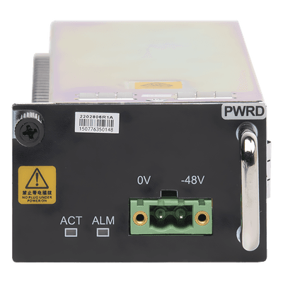 Fuente de Poder para OLT / -48 Vcc / Rango Entrada -40 a 57 Vcc / Monitoreo Activo/Standby / Conmutación Automática por Falla