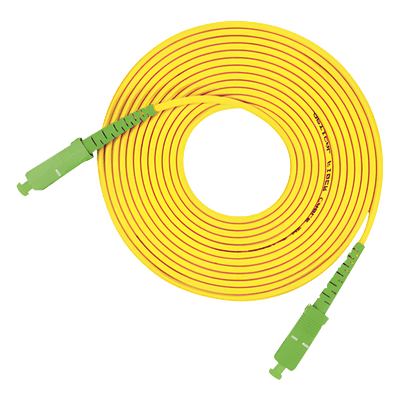 Jumper de Fibra Óptica / SC/APC a SC/APC / Monomodo OS1/OS2 / Simplex / 3 m (9.84 ft) / 2 mm