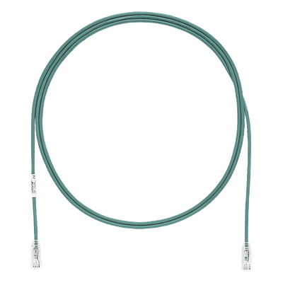 Cable de Parcheo UTP Cat6 / 28AWG Diámetro Reducido / 3.05 m (10 ft) / Verde / CM/LSZH