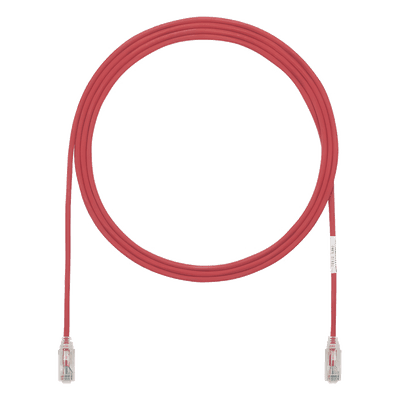 Cable de Parcheo Cat6 UTP / 28AWG Diámetro Reducido / 1.52 m (5 Pies) / LSZH-CM / Rojo