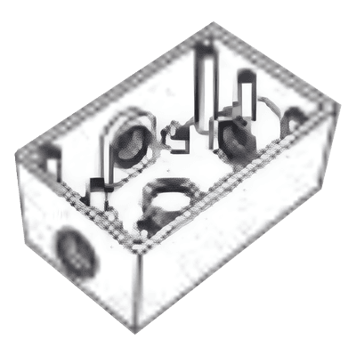 Caja Condulet FS / 4 Bocas NPT 25.4 mm (1") / Aluminio Diecast / Volumen 234.5 cm³ / IP66 con Tapa y Empaque / UL 514A y 514B