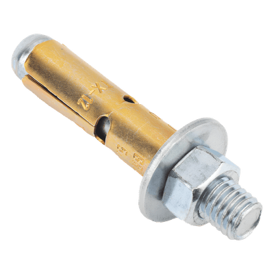 Taquete de Expansión / Cuerda 1/2" (13 mm) / Largo 3 1/2" (89 mm) / Carga Tensión 760 kg / Carga Cortante 848 kg / Camisa Corta Robusta