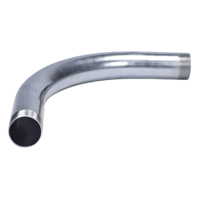 Codo 90° Galvanizado / 3/4" (19mm) / Pared Gruesa / Rosca Estándar / Esmalte Interno / NMX-J-536-ANCE-2008
