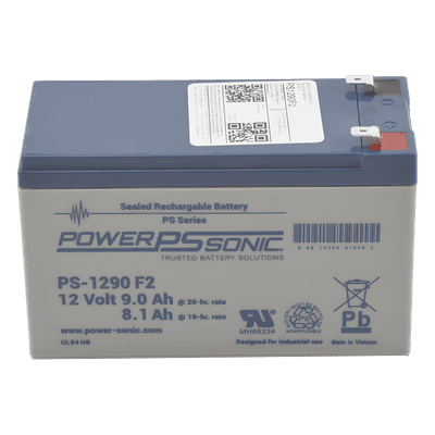 Batería 12V, 9AH, Para Respaldo, Tecnologías AGM/VRLA, 5 Años Vida Útil, Terminales F2, Reconocida UL