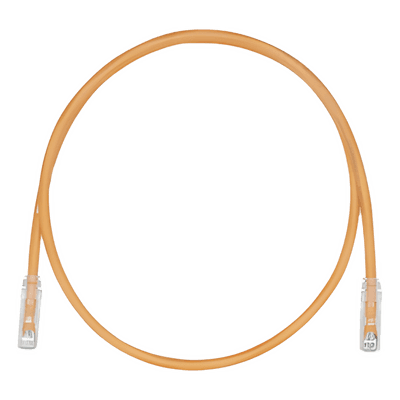 Cable de Parcheo / UTP Cat5e / 28AWG / 0.30 m (1 pie) / LSZH / Naranja