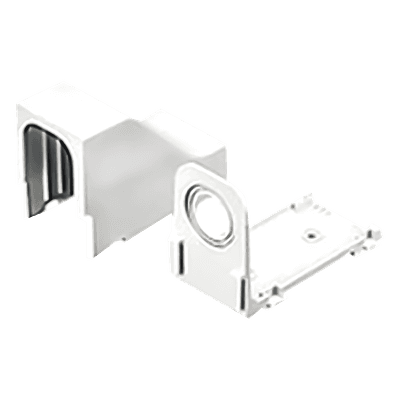 Accesorio para Techo Falso/Entrada / Conexión Tubería 1/2 a 1 In / Compatible Canaletas LD3, LD5 y LD10 / UL94V-0 / TIA/EIA