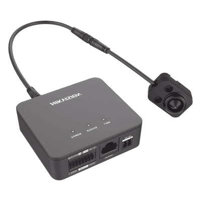 Pinhole IP 2 Megapixel / Lente 3.7 mm / 2 Mts Cable / PoE / Ideal para Cajeros Automáticos (ATM) / WDR / Micro SD / Cámara Tipo Block