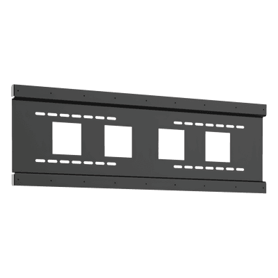 Montaje de Pared para Dockstation BodyCam / Acero SPCC / 4 Módulos de Expansión / 1132 x 370 mm