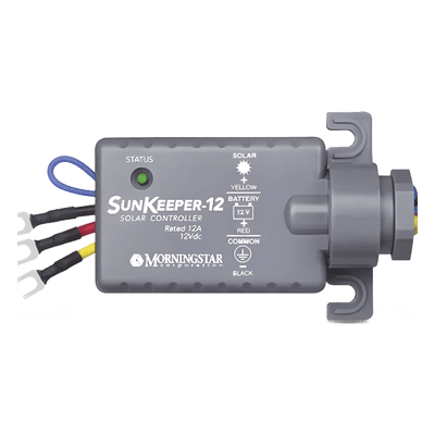 Controlador Solar de Carga / 12V / 12A / PWM / IP65 / Protección 1500W Transientes