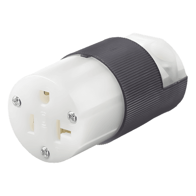Conector Entrada Recta / 20 A / 125 V / 2 Polos 3 Hilos / NEMA 5-20R / Industrial-Comercial / 2.78 x 1.41 x 1.53 in